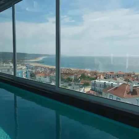 Rooftop Sea View With Private Swimming Pool Apartment Nazare Exterior photo
