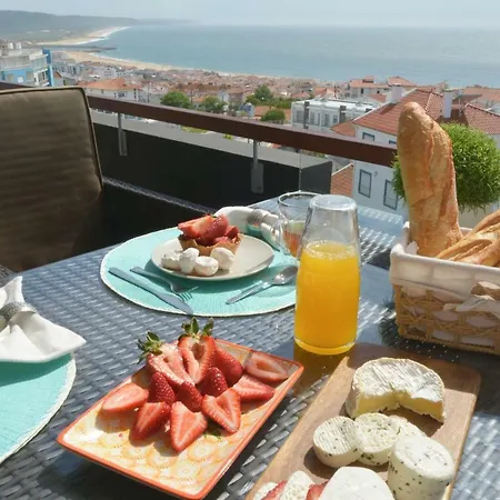 Rooftop Sea View With Private Swimming Pool Apartment Nazare Exterior photo